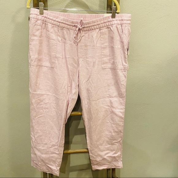 ✨NWT Old Navy Linen Cropped Pants - Picture 7 of 7